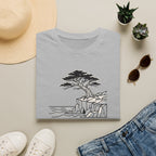 Oceans edge coastal life – Adventure Graphic Line Art T-Shirt