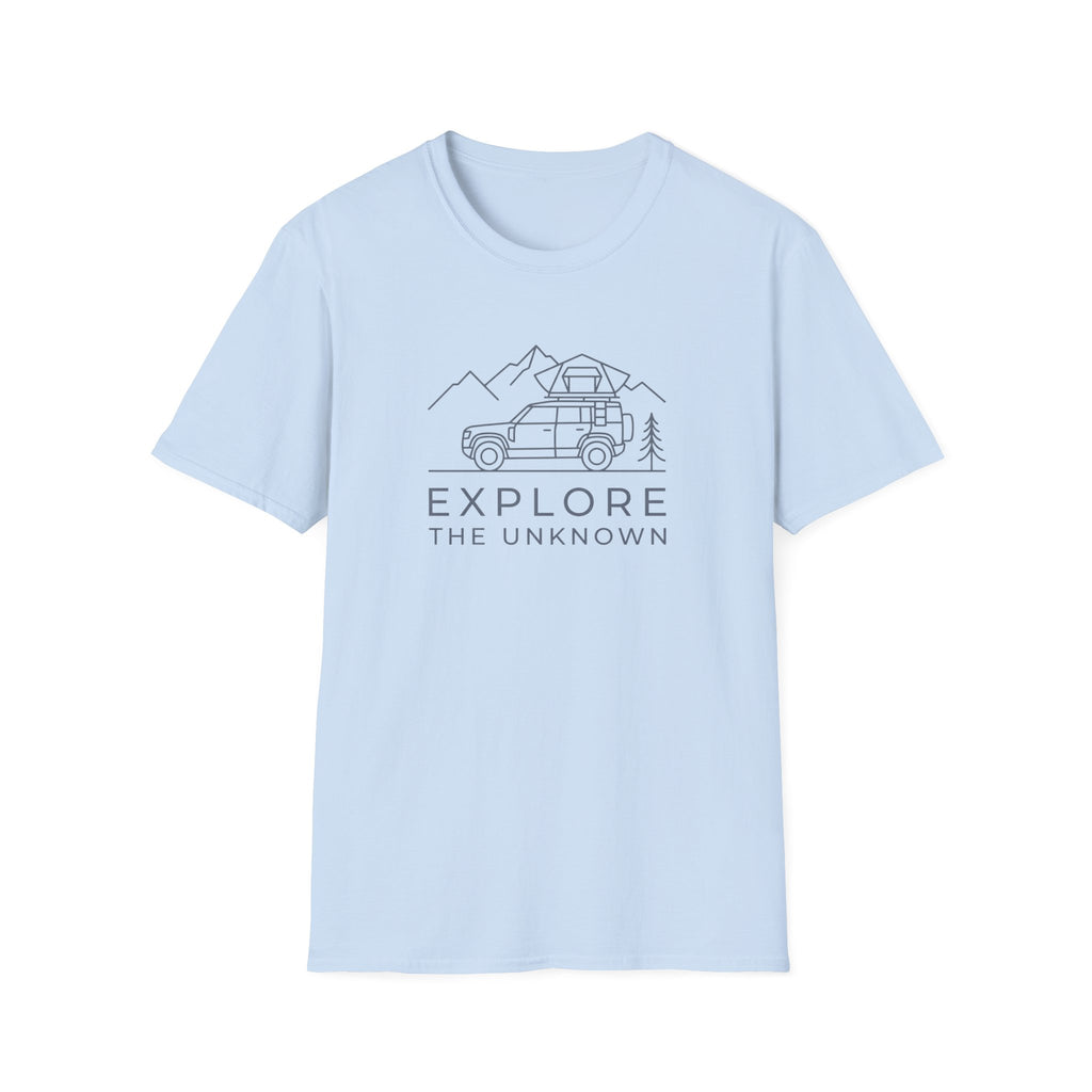 Explore The Unknown T‑Shirt — Adventure Off‑Road Graphic Tee