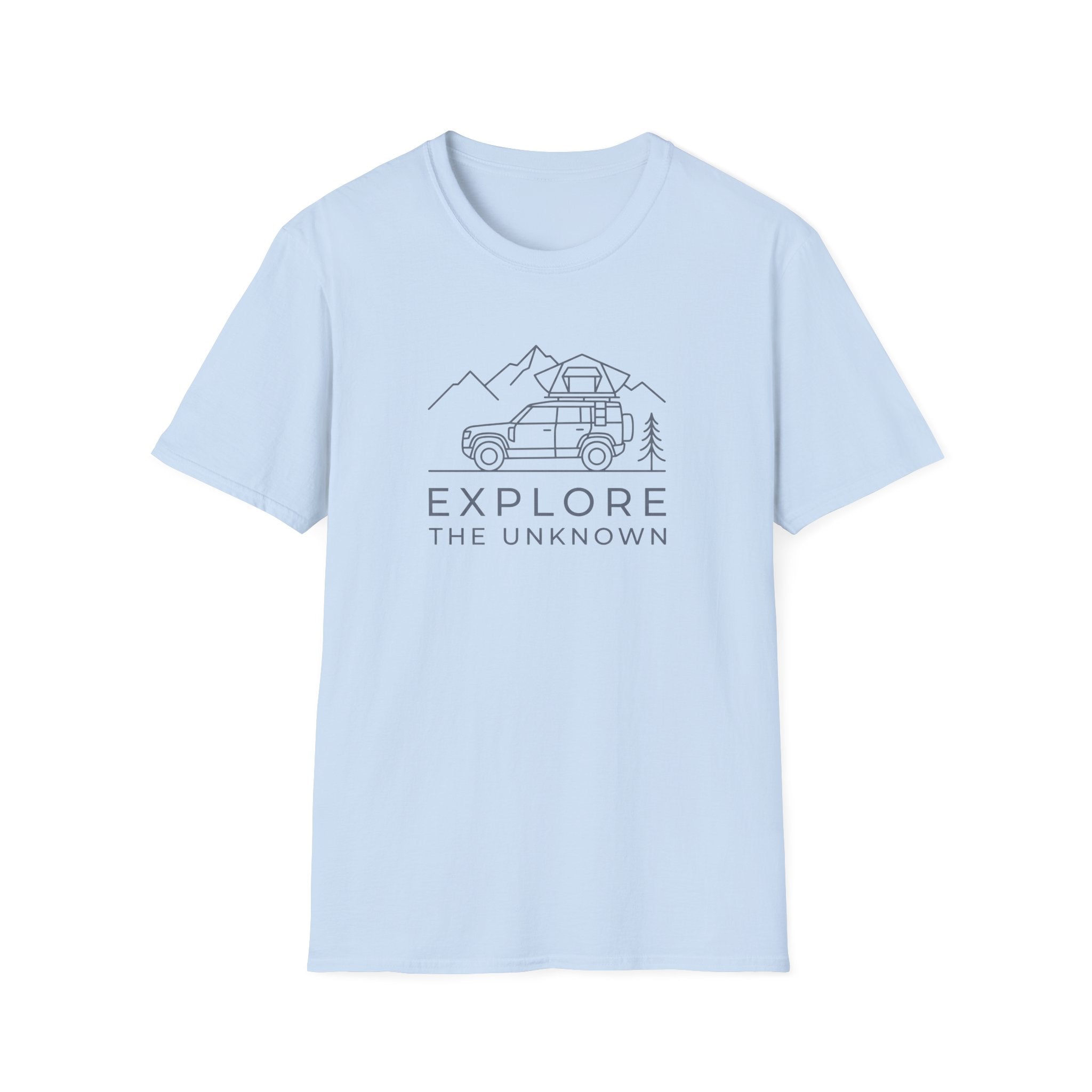 Explore The Unknown T‑Shirt — Adventure Off‑Road Graphic Tee
