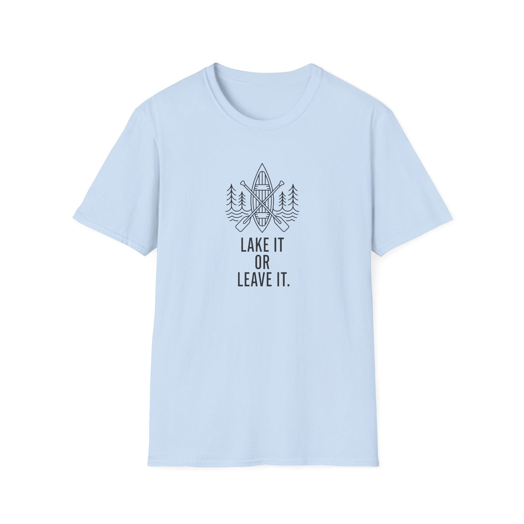 Lake it or leave it – Adventure Graphic Line Art T-Shirt