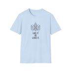 Lake it or leave it – Adventure Graphic Line Art T-Shirt