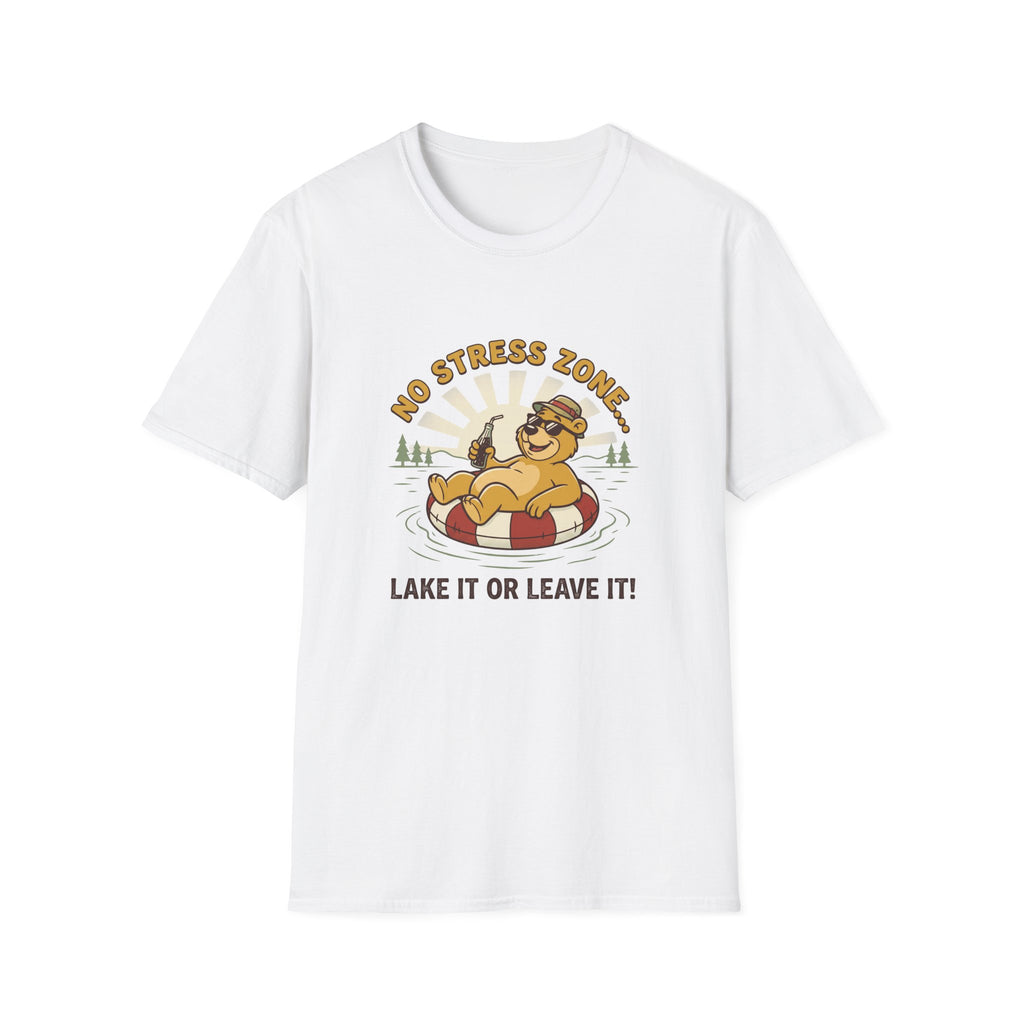 lake it or leave it bear – Adventure Graphic Cartoon Art T-Shirt