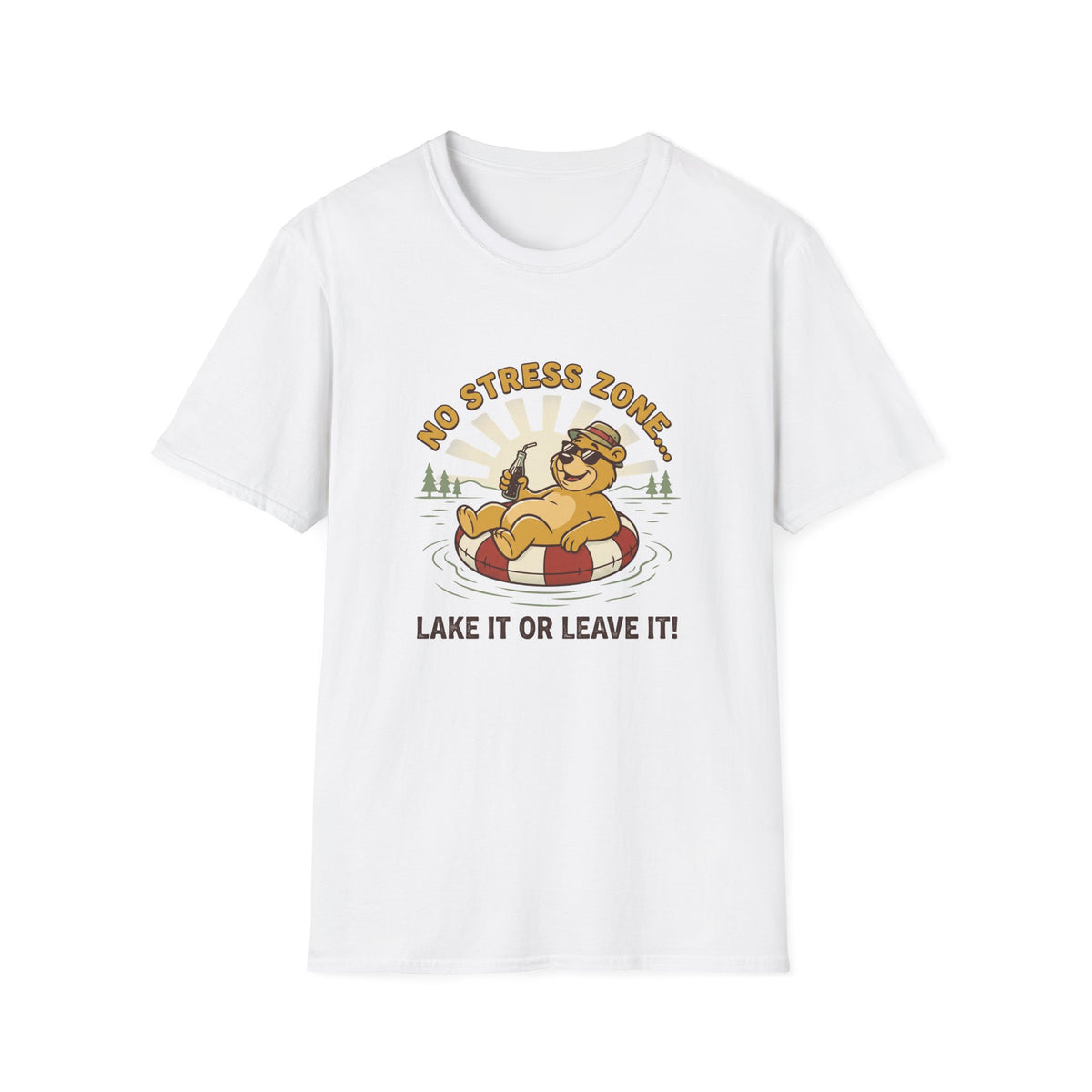 lake it or leave it bear – Adventure Graphic Cartoon Art T-Shirt