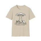 Log off and ride – Adventure Graphic Line Art T-Shirt