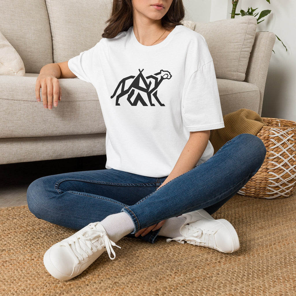 Cheetah tent infused – Adventure Graphic Line Art T-Shirt