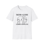 Factory lifted elephant – Adventure Graphic Line Art T-Shirt