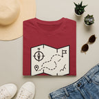 Not lost exploring – Adventure Graphic Line Art T-Shirt