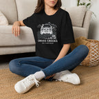 Cross creeks go further – Adventure Graphic Line Art T-Shirt
