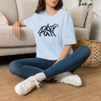 Cheetah tent infused – Adventure Graphic Line Art T-Shirt