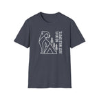 No wifi just wild spots tent – Adventure Graphic Line Art T-Shirt