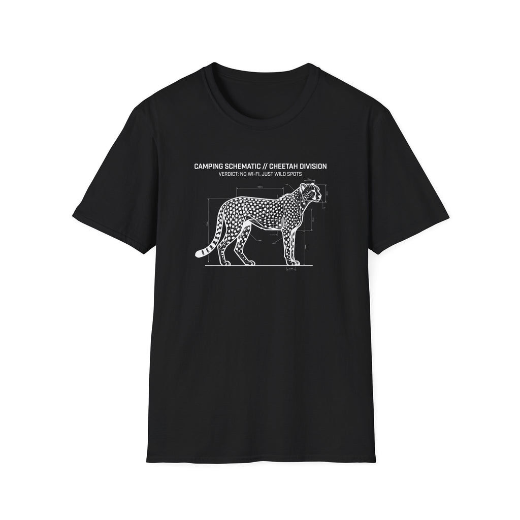 No wifi just wild spots cheetah – Adventure Graphic Art T-Shirt
