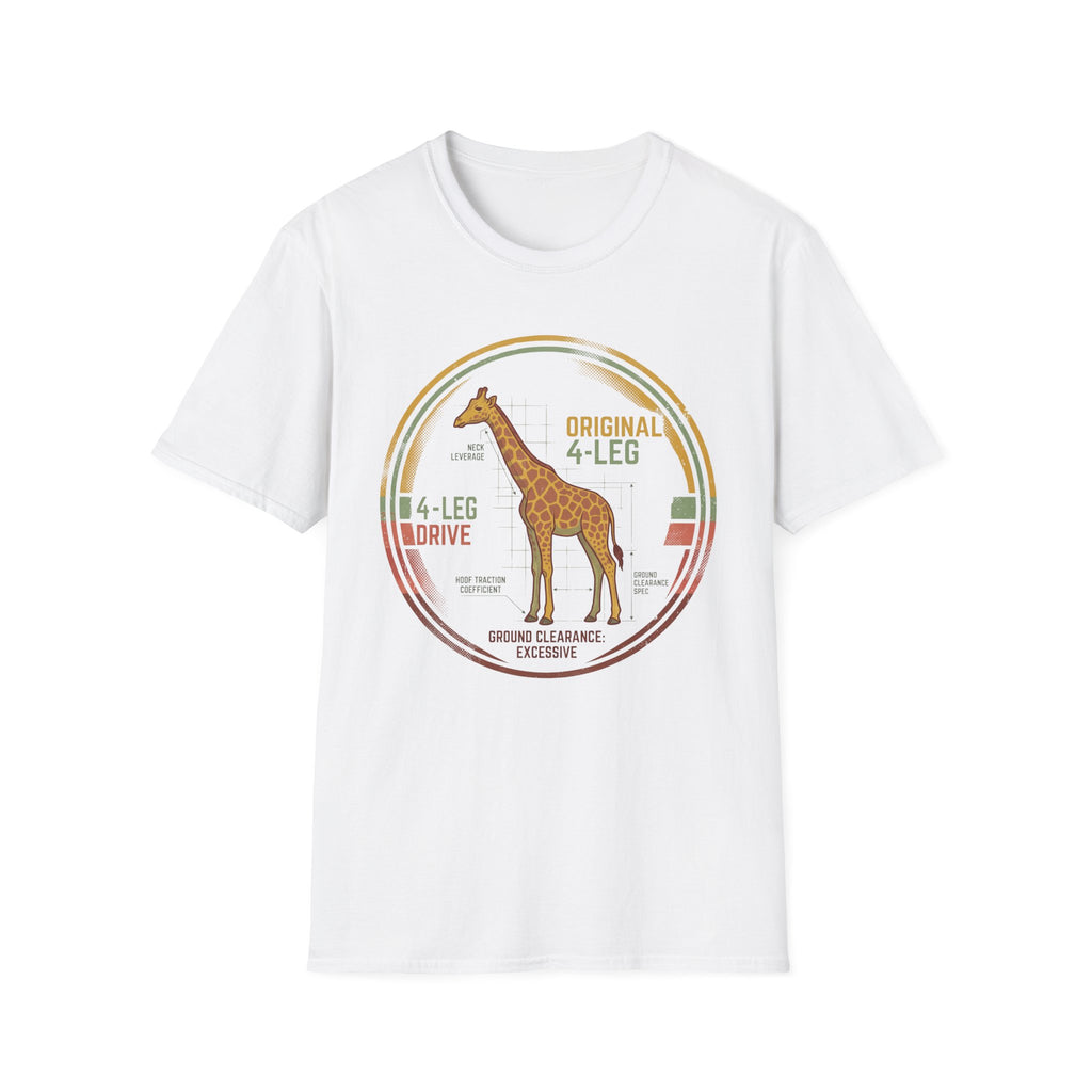 4 leg drive giraffe – Adventure Graphic Art T-Shirt