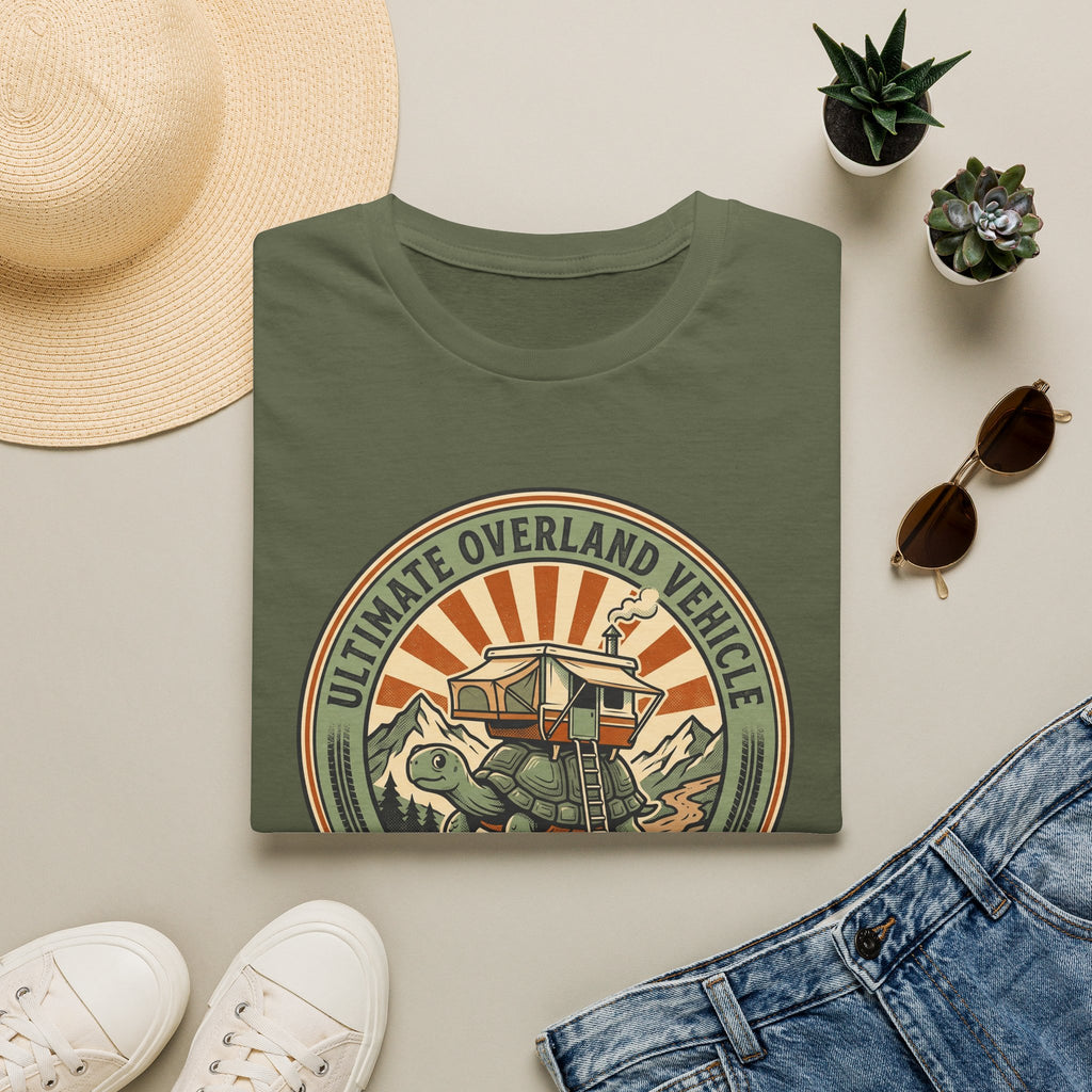 Ultimate overland tortoise – Adventure Graphic Badge Art T-Shirt