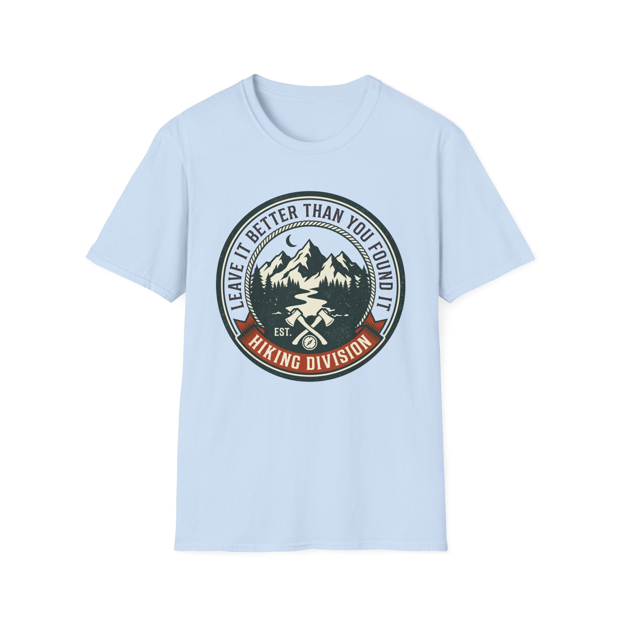 Leave it better – Adventure Graphic Badge T-Shirt