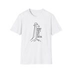Hiking bit of a stretch giraffe – Adventure Graphic Line Art T-Shirt