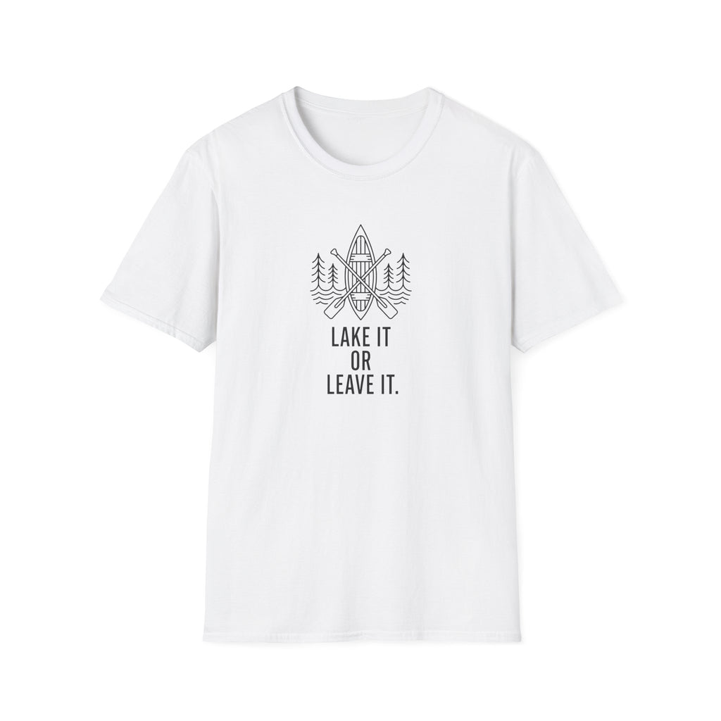 Lake it or leave it – Adventure Graphic Line Art T-Shirt