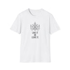 Lake it or leave it – Adventure Graphic Line Art T-Shirt