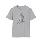 Hiking bit of a stretch giraffe – Adventure Graphic Line Art T-Shirt