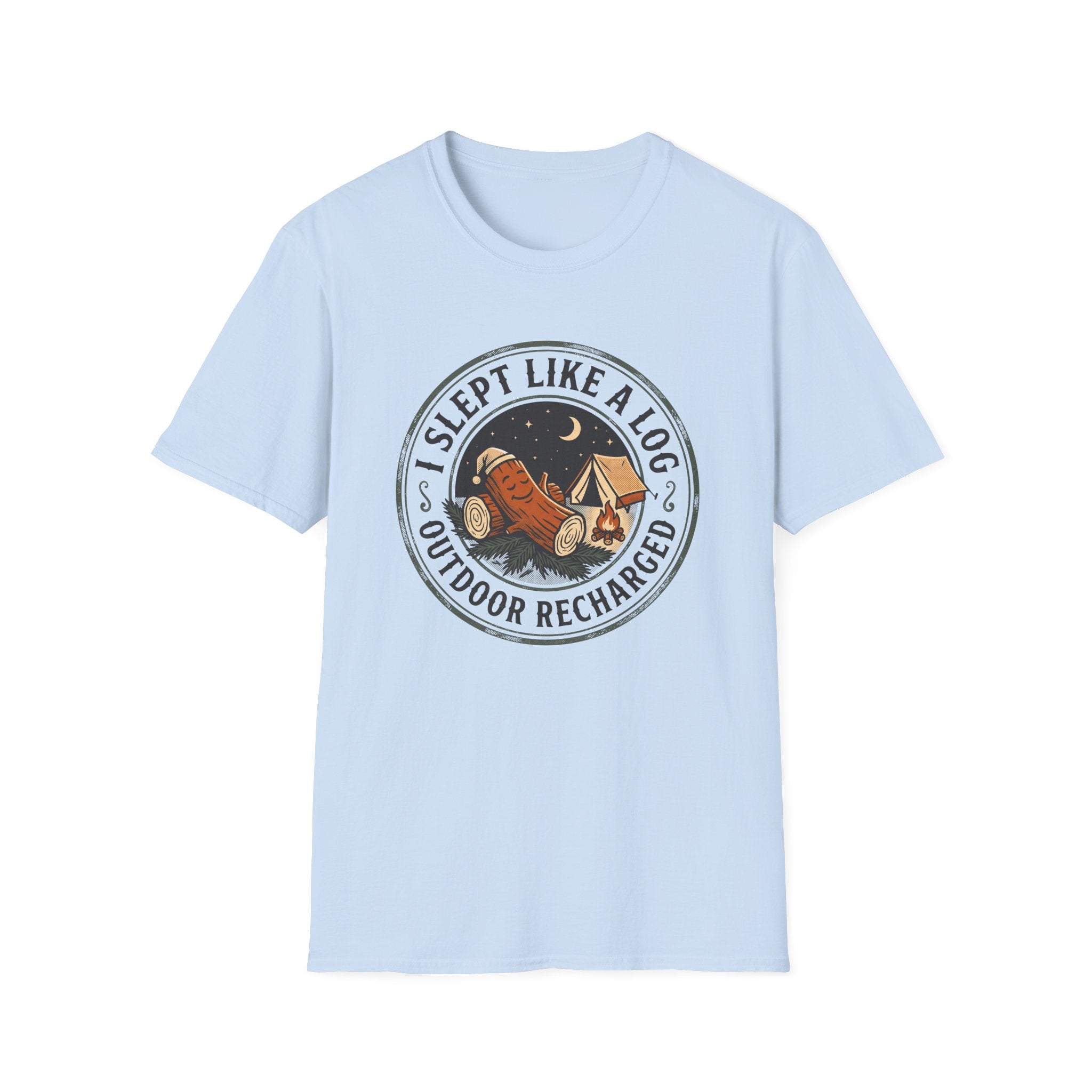 I slept like a log – Adventure Graphic Cartoon Art T-Shirt