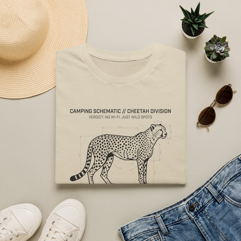 No wifi just wild spots cheetah – Adventure Graphic Art T-Shirt