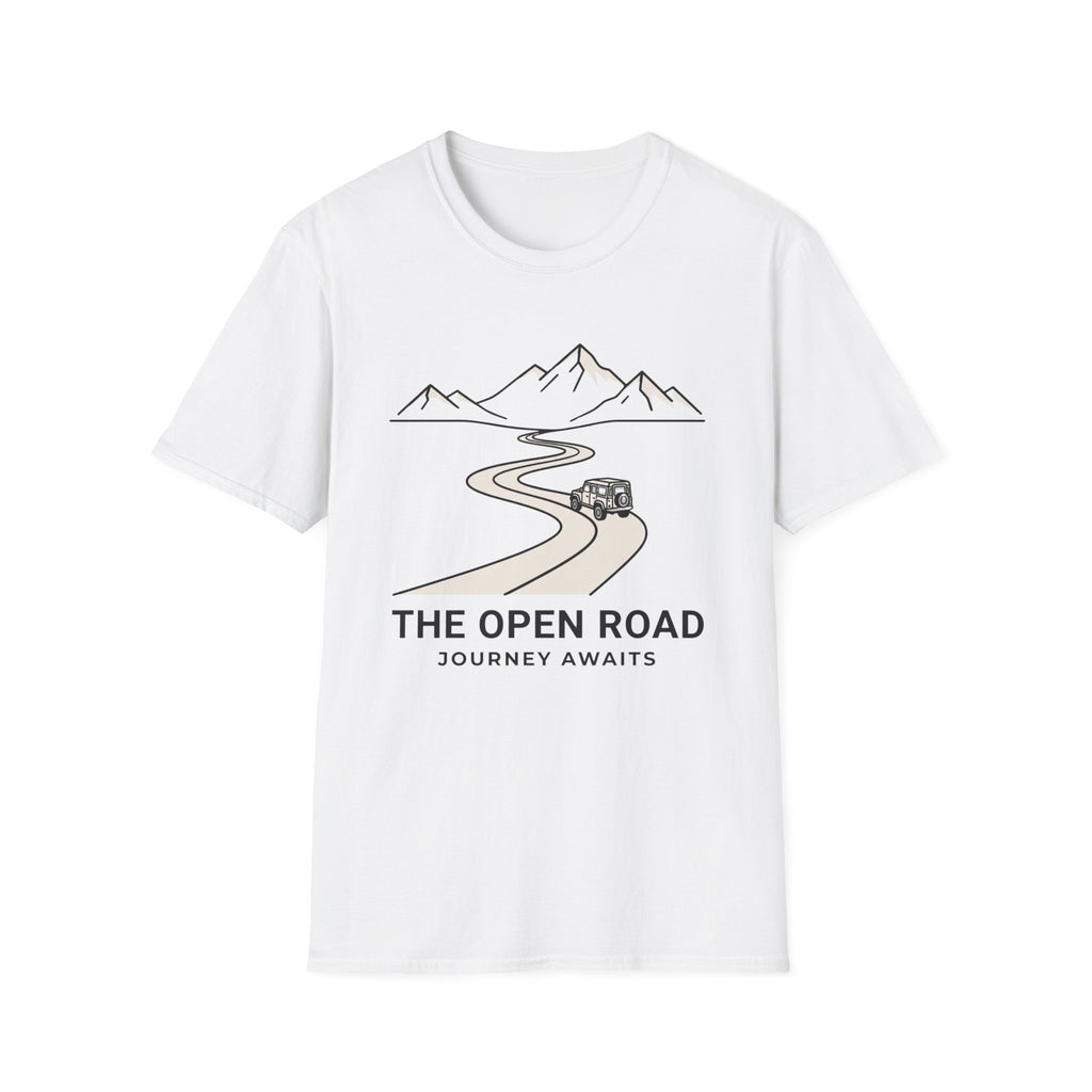 The open road – Adventure Graphic Line Art T-Shirt