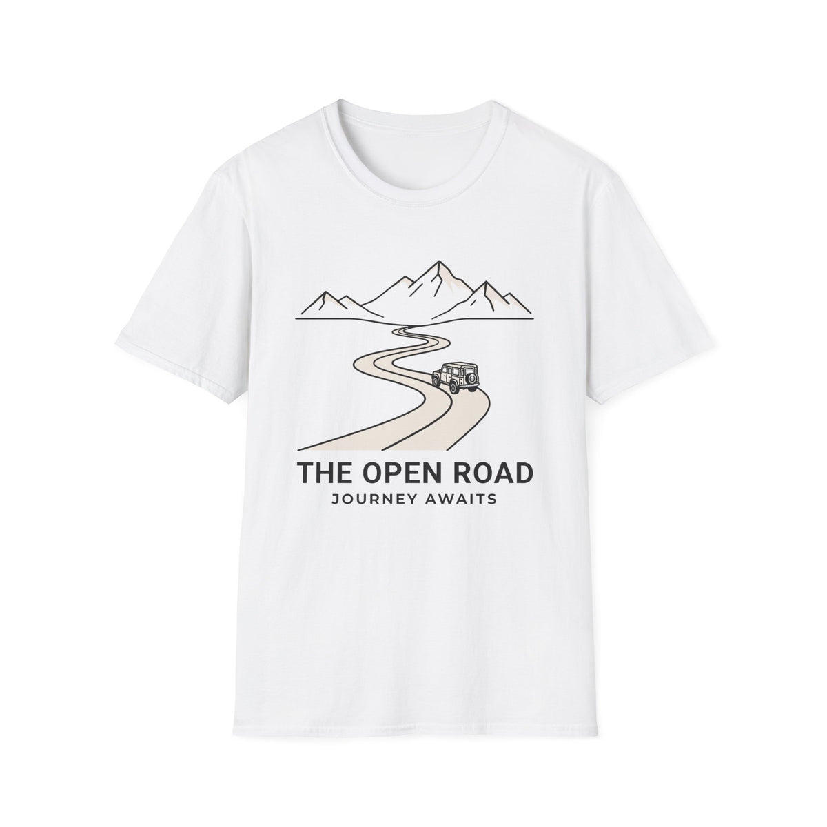 The open road – Adventure Graphic Line Art T-Shirt