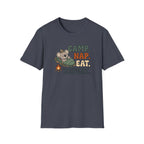Camp nap eat repeat koala – Adventure Graphic Cartoon Art T-Shirt