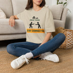 Drive there stay connected – Adventure Graphic Art T-Shirt