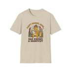 Dad knows short cut bear – Adventure Graphic Cartoon Art T-Shirt