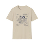 Start a fire lion – Adventure Graphic Blue Print Art T-Shirt