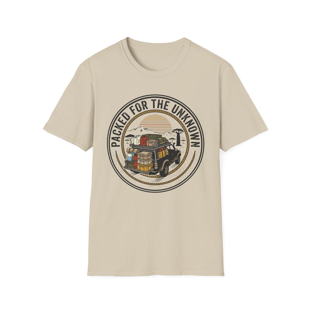 Packed for the unknown – Adventure Graphic T-Shirt