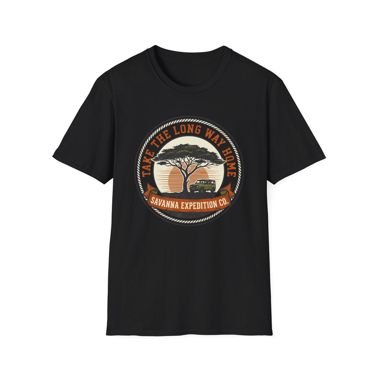 Take the long way Savanna – Adventure Graphic T-Shirt
