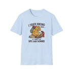 Hiking ups and downs bear – Adventure Graphic Cartoon Art T-Shirt