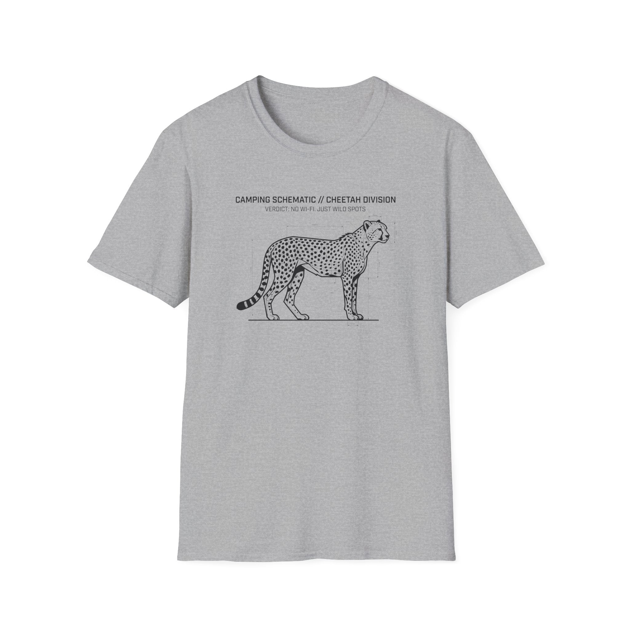 No wifi just wild spots cheetah – Adventure Graphic Art T-Shirt