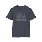Outdoor infrastructure – Adventure Graphic Line Art T-Shirt