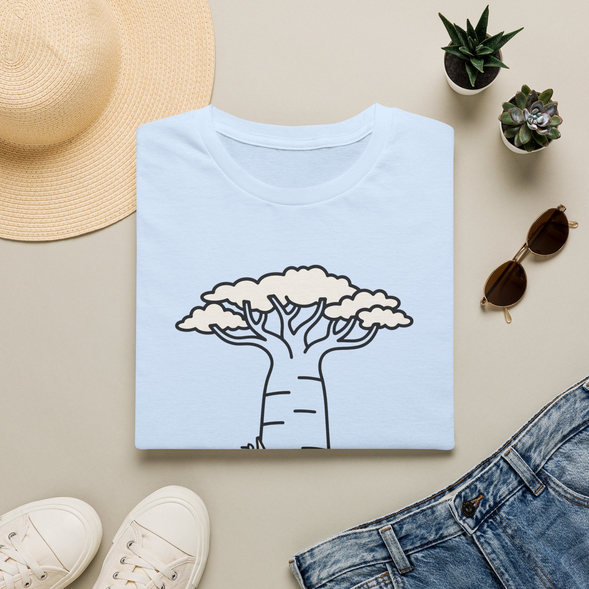 Log off and ride – Adventure Graphic Line Art T-Shirt