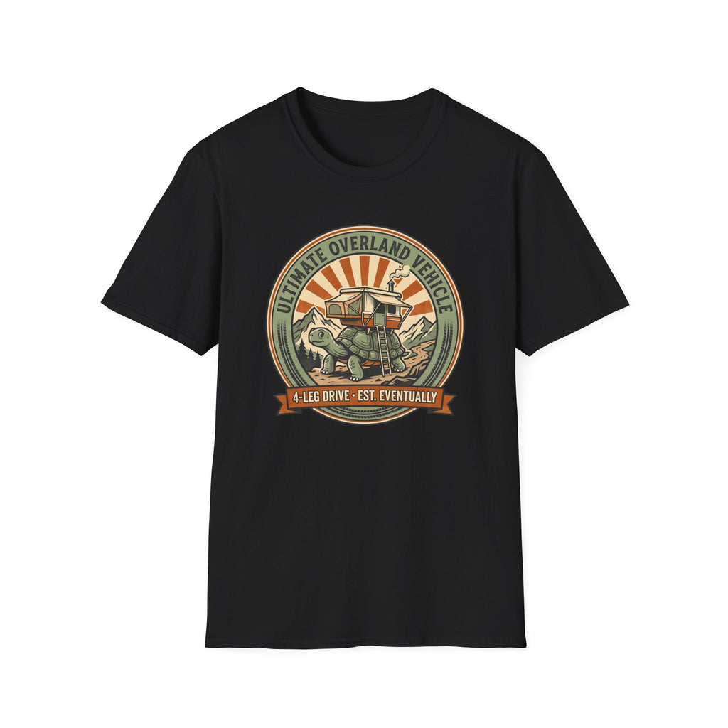 Ultimate overland tortoise – Adventure Graphic Badge Art T-Shirt