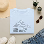 Hiking ups and downs – Adventure Graphic Line Art T-Shirt