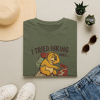 Hiking ups and downs bear – Adventure Graphic Cartoon Art T-Shirt
