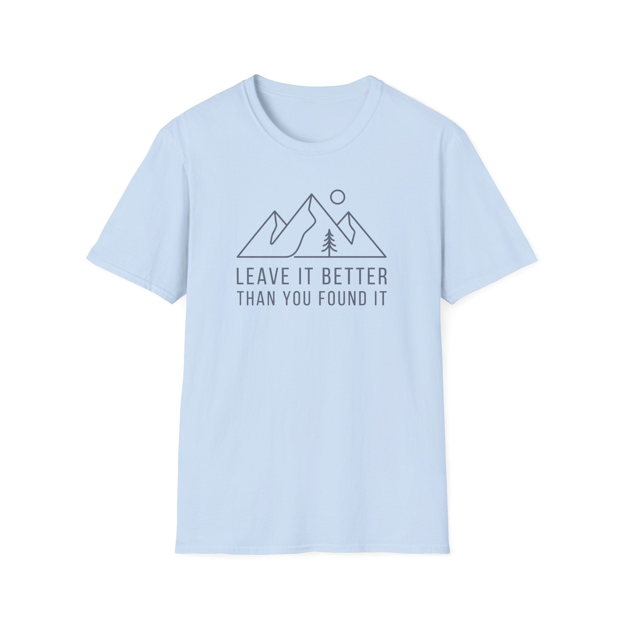 Leave it better line art – Adventure Graphic T-Shirt