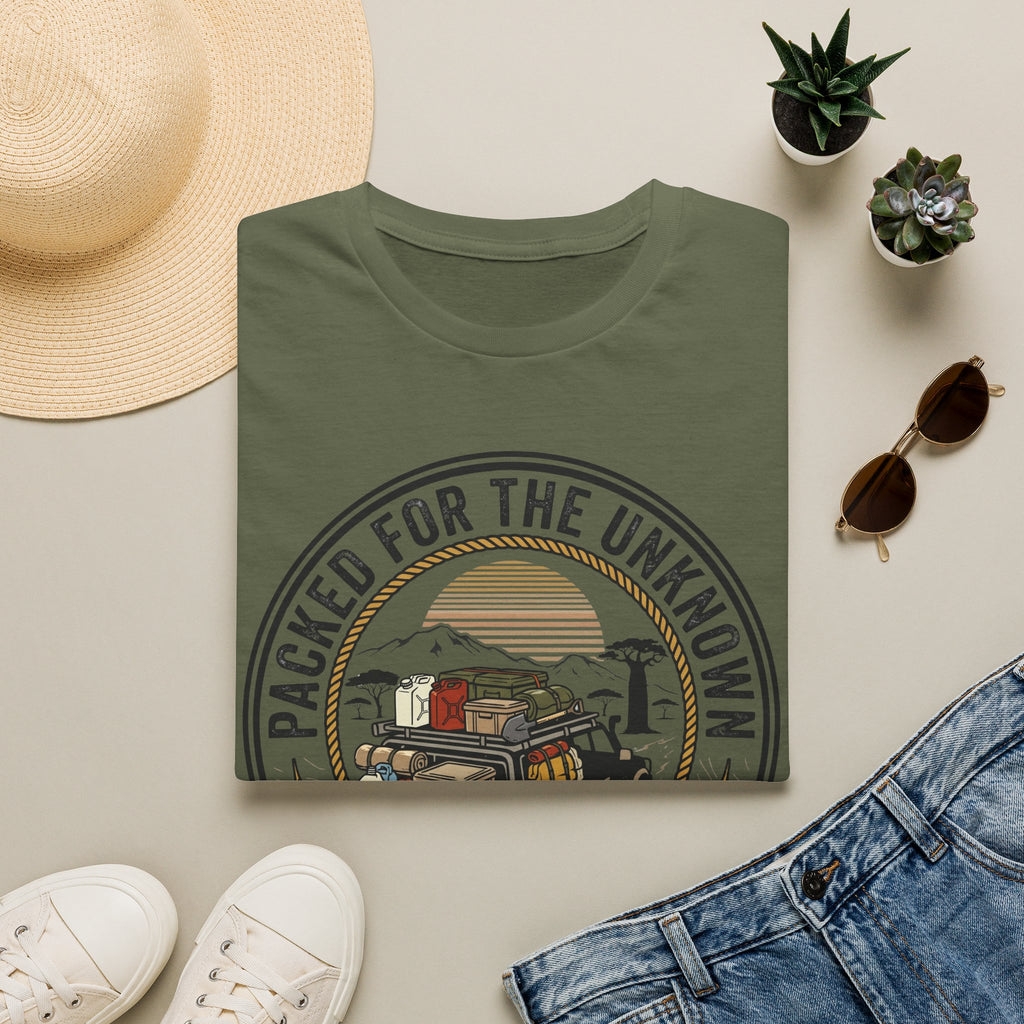 Packed for the unknown – Adventure Graphic T-Shirt