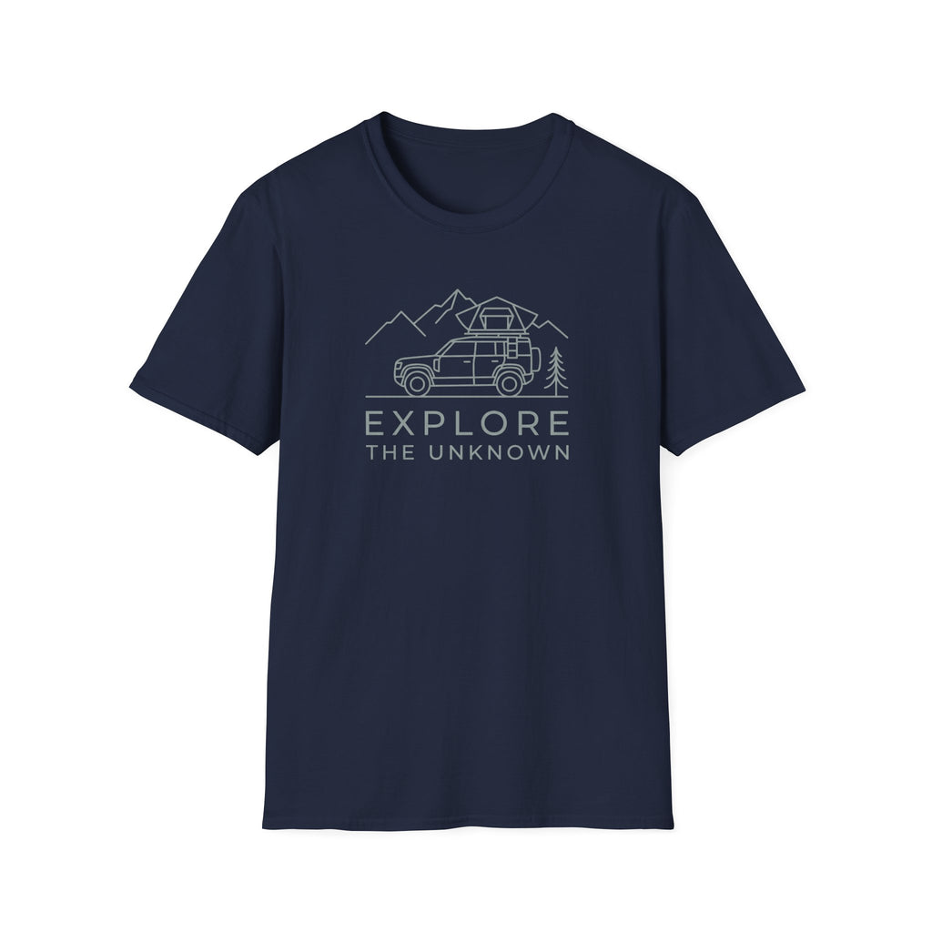 Explore The Unknown T‑Shirt — Adventure Off‑Road Graphic Tee