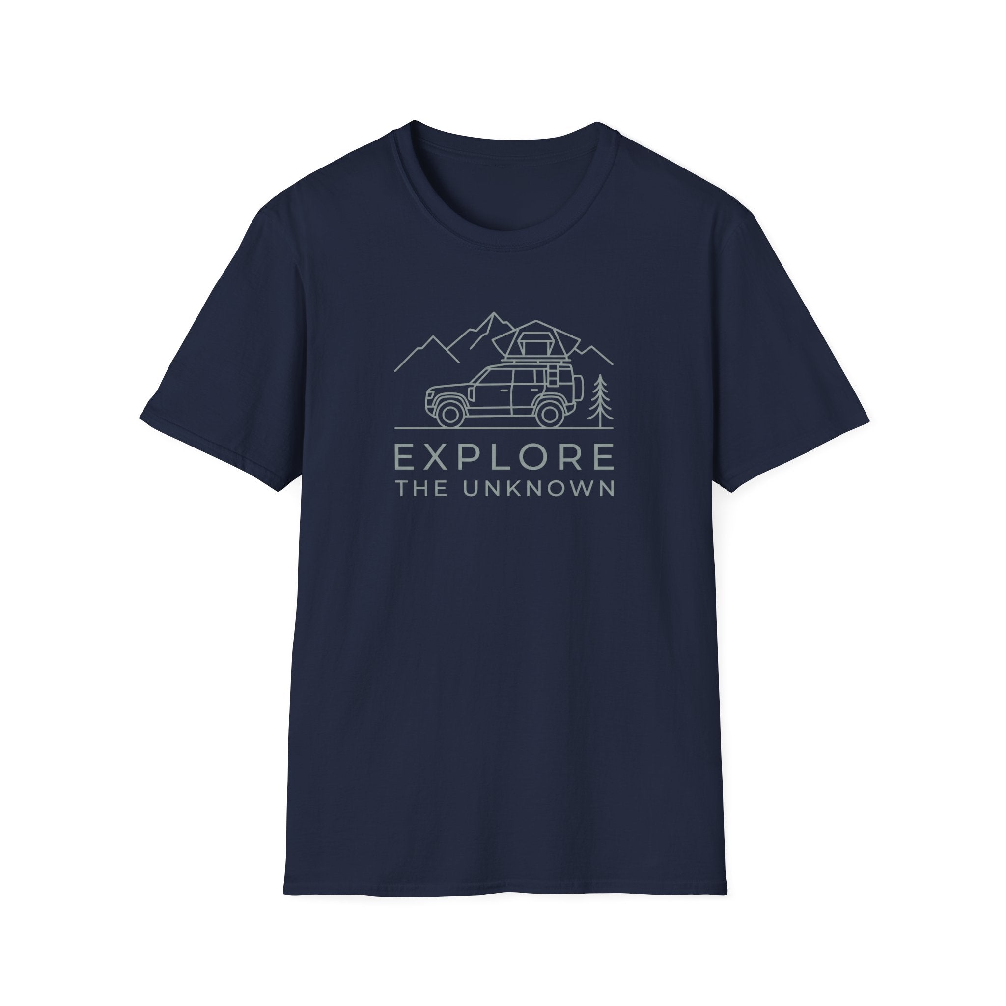 Explore The Unknown T‑Shirt — Adventure Off‑Road Graphic Tee
