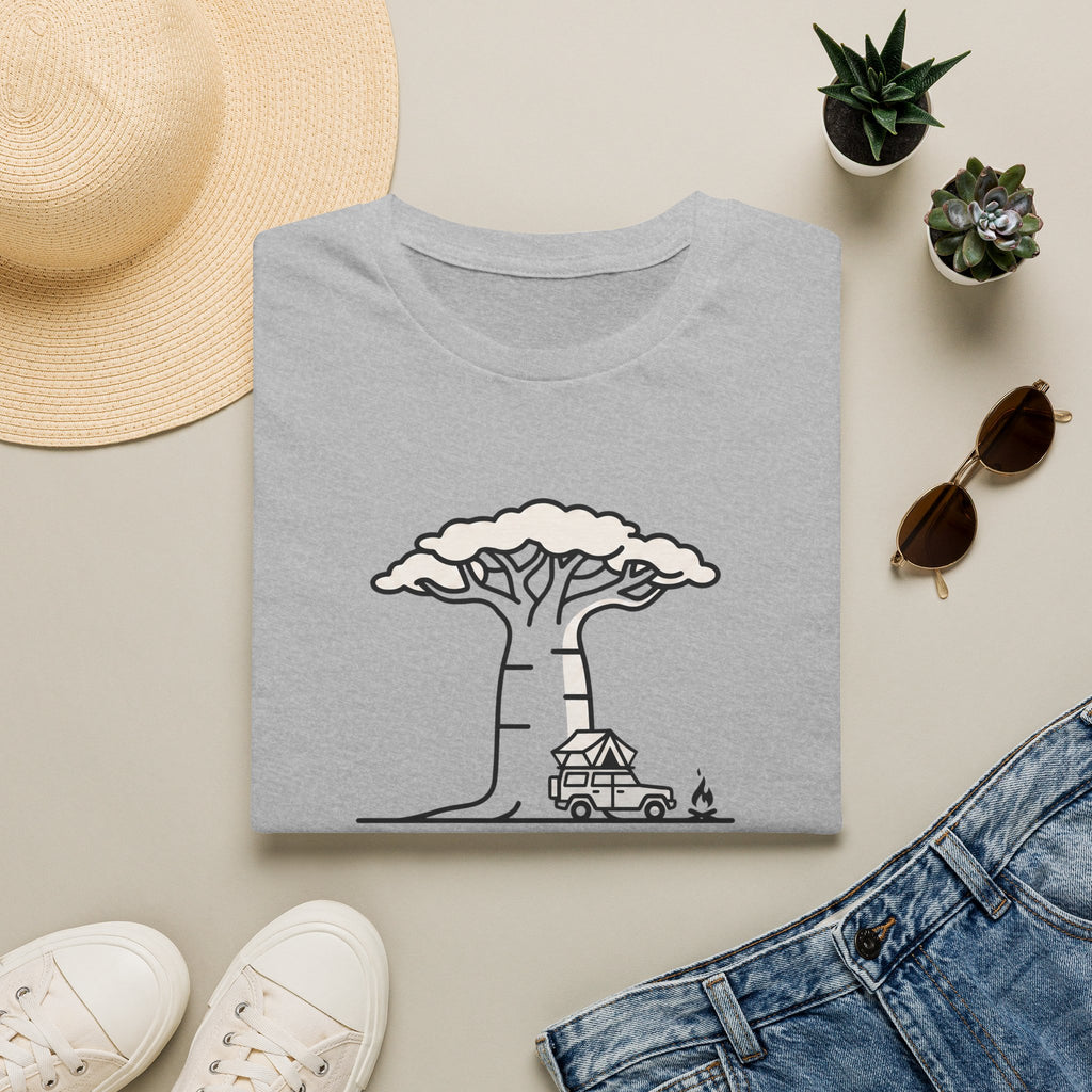 Ancient shade baobab – Adventure Graphic Line Art T-Shirt