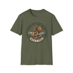 King of the trail lion - – Adventure Graphic Badge Art T-Shirt