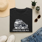 Equipped for all fully stocked – Adventure Graphic Line Art T-Shirt