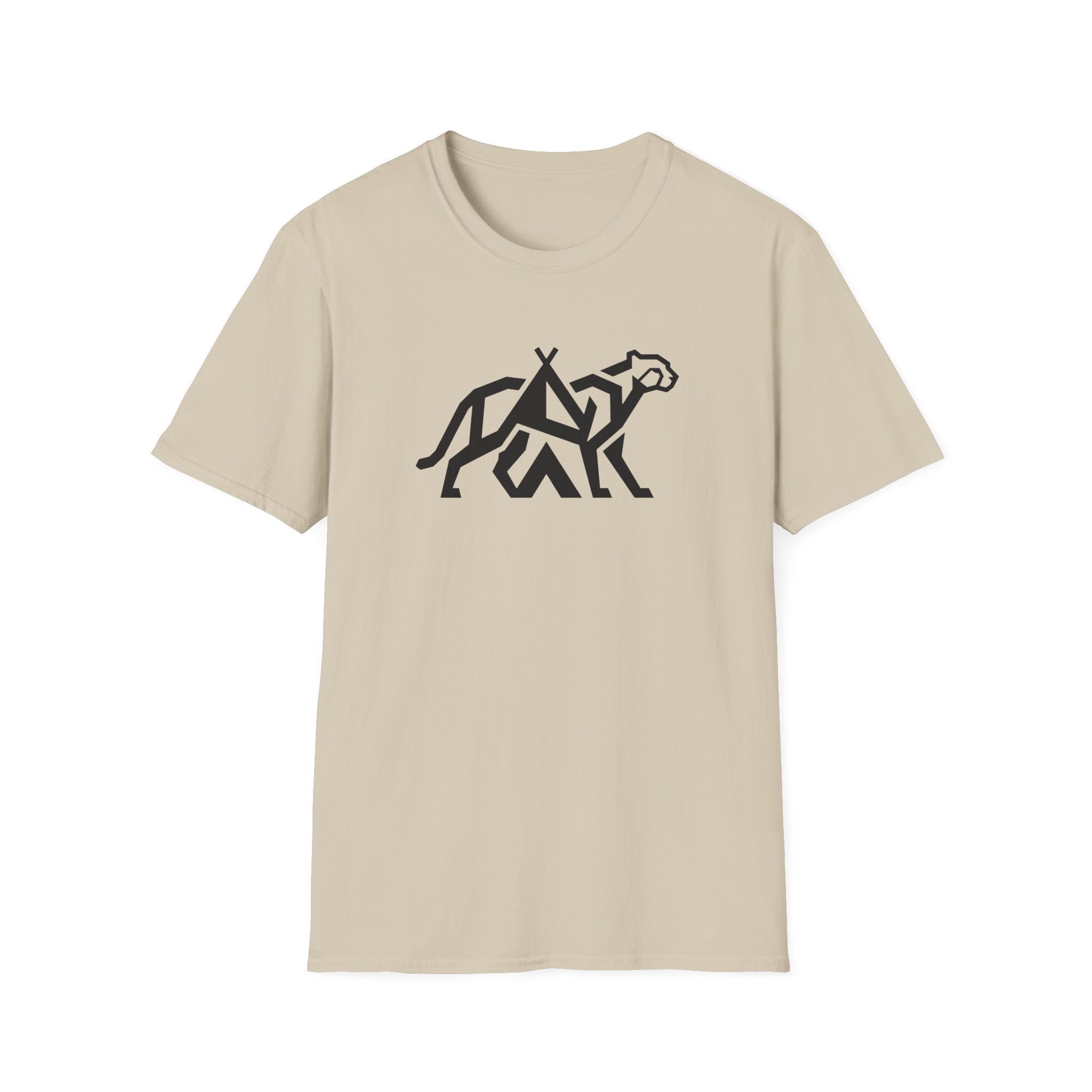 Cheetah tent infused – Adventure Graphic Line Art T-Shirt