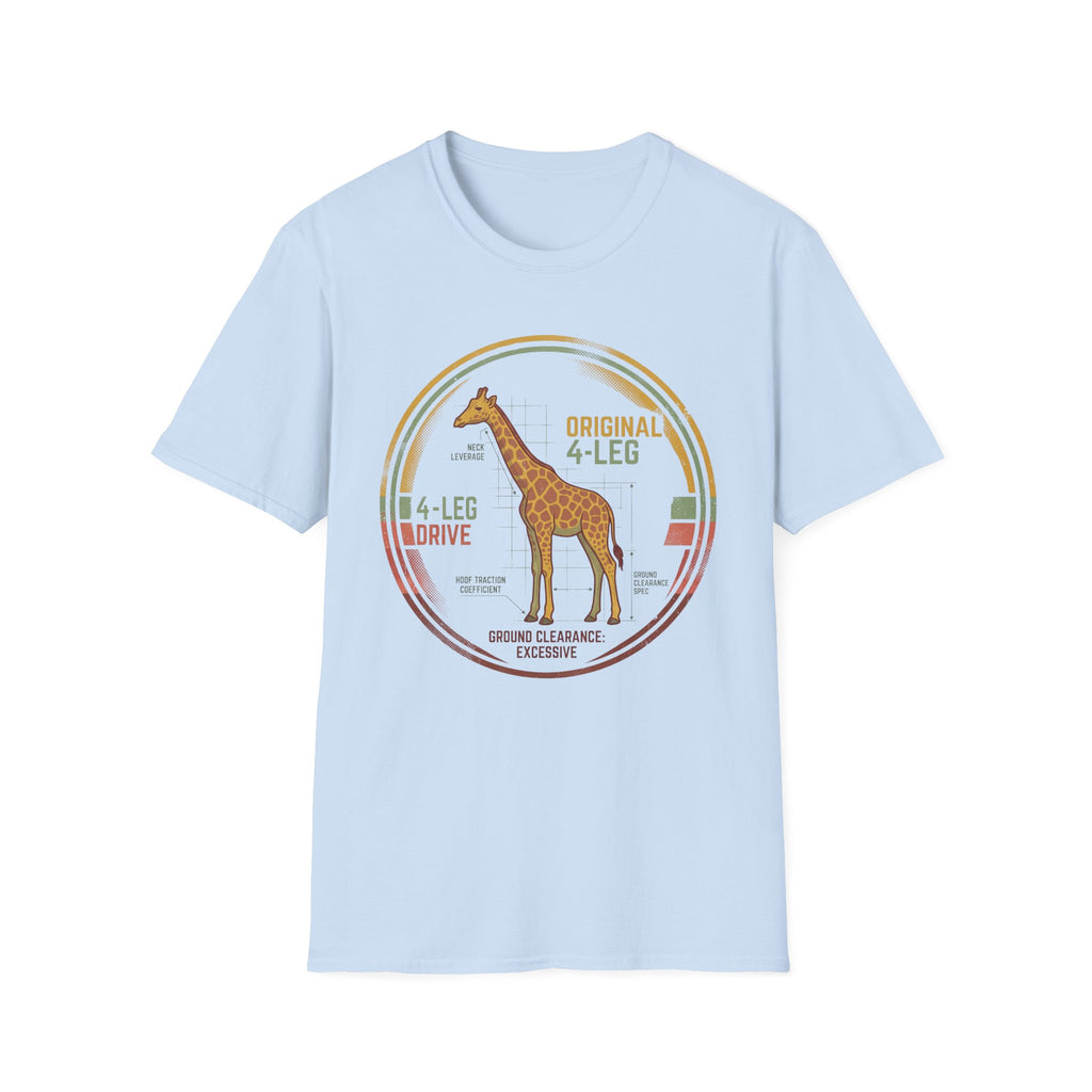 4 leg drive giraffe – Adventure Graphic Art T-Shirt