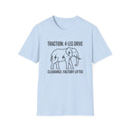 Factory lifted elephant – Adventure Graphic Line Art T-Shirt