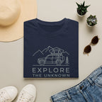Explore The Unknown T‑Shirt — Adventure Off‑Road Graphic Tee